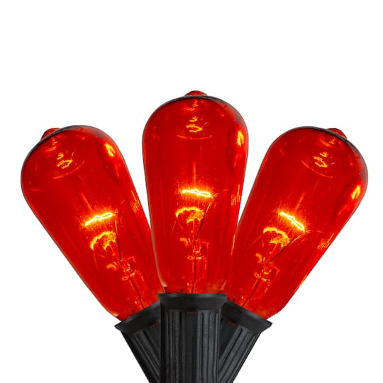 10ct. Orange Edison E17 Halloween Light Set By Northlight | 10 ft | Michaels®